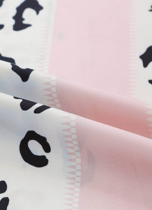 Leopard Color Block Smocked Jumpsuit - MimiStylez