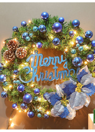 9FT Christmas Garland, Pre lit