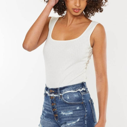 Kancan Distressed Button Fly Denim Shorts - MimiStylez