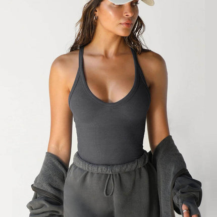 Scoop Neck Wide Strap Tank - MimiStylez