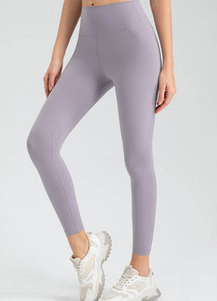 Wide Waistband Slim Fit Active Leggings - MimiStylez