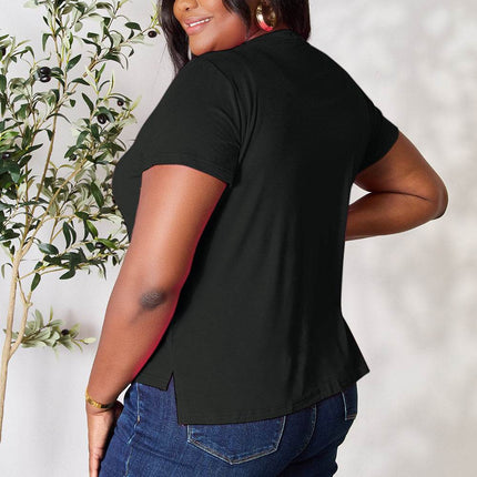 Basic Bae Full Size Round Neck Short Sleeve T-Shirt - MimiStylez