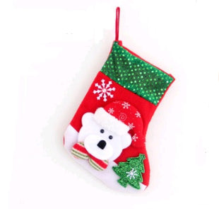 Christmas Stockings - Decorations Santa Claus Stocking Christmas Bag
