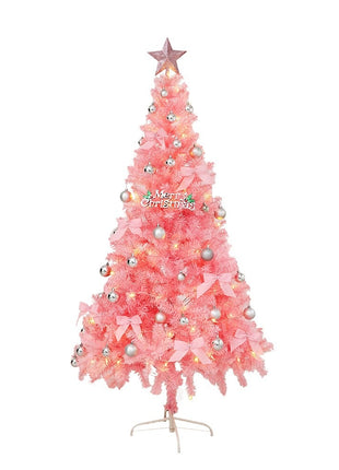 7FT Pink Christmas Tree With Decorations Included