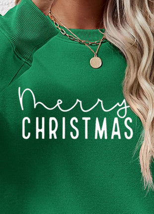 MERRY CHRISTMAS Dropped Shoulder Sweatshirt - MimiStylez