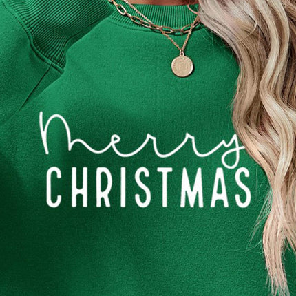 MERRY CHRISTMAS Dropped Shoulder Sweatshirt - MimiStylez