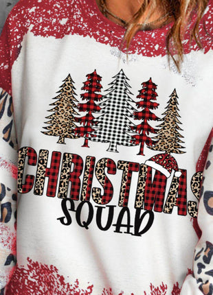 Christmas Tree Graphic Sweatshirt - MimiStylez