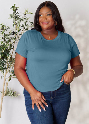 Basic Bae Full Size Round Neck Short Sleeve T-Shirt - MimiStylez