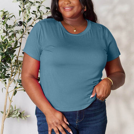Basic Bae Full Size Round Neck Short Sleeve T-Shirt - MimiStylez