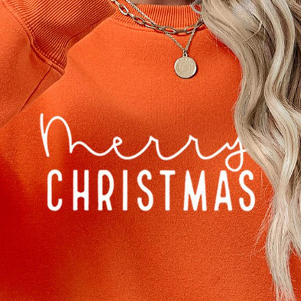 MERRY CHRISTMAS Dropped Shoulder Sweatshirt - MimiStylez