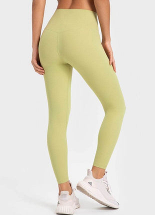 Highly Stretchy Wide Waistband Yoga Leggings - MimiStylez