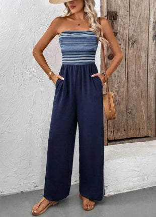 Tube Wide Leg Jumpsuit - MimiStylez