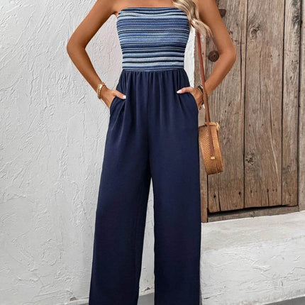 Tube Wide Leg Jumpsuit - MimiStylez