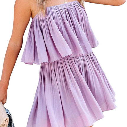 Ruched Spaghetti Strap Romper - MimiStylez