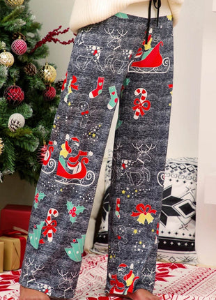 Christmas Straight Leg Pants - MimiStylez