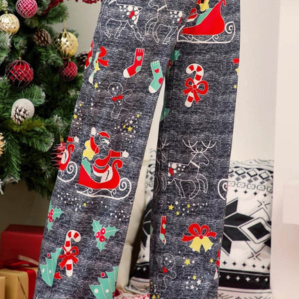Christmas Straight Leg Pants - MimiStylez