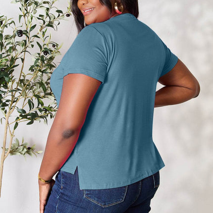 Basic Bae Full Size Round Neck Short Sleeve T-Shirt - MimiStylez