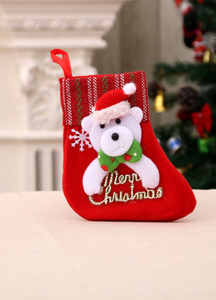 Christmas Stockings - Decorations Santa Claus Stocking Christmas Bag