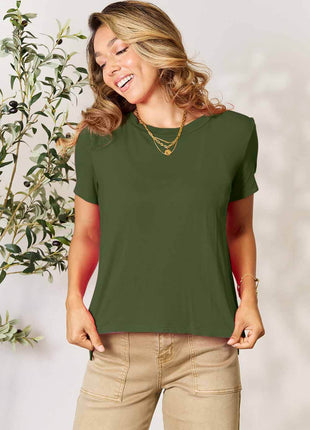 Basic Bae Full Size Round Neck Short Sleeve T-Shirt - MimiStylez