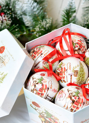 Christmas Gift Box With Christmas Tree Decoration Pendant