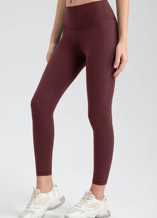 Wide Waistband Slim Fit Active Leggings - MimiStylez