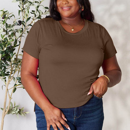 Basic Bae Full Size Round Neck Short Sleeve T-Shirt - MimiStylez