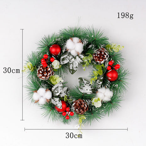 Christmas Wreath Pinecone Wreath Door Hanging Decoration