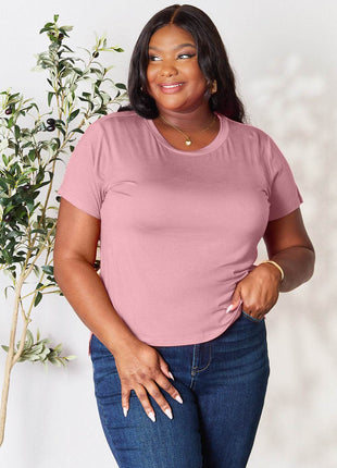 Basic Bae Full Size Round Neck Short Sleeve T-Shirt - MimiStylez