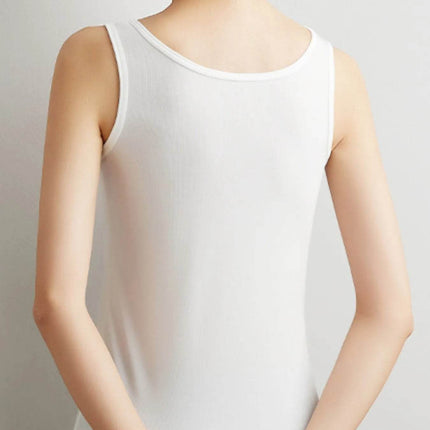 Plus Size Ribbed Scoop Neck Tank Top - MimiStylez