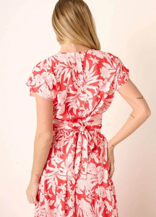 Mittoshop Tropical Print Top and Skirt Set - MimiStylez