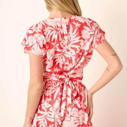 Mittoshop Tropical Print Top and Skirt Set - MimiStylez