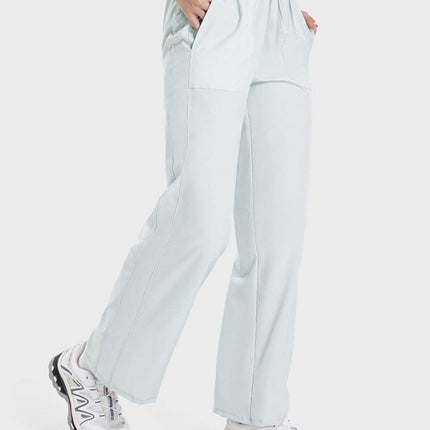Drawstring Pocketed Active Pants - MimiStylez
