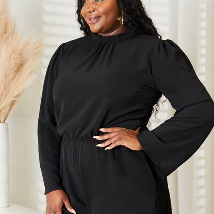 Culture Code Full Size Open Back Romper with Pockets - MimiStylez