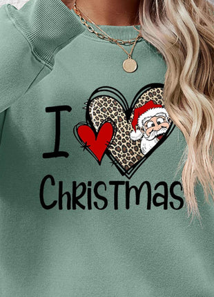 CHRISTMAS Graphic Round Neck Sweatshirt - MimiStylez
