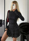 Black Polka Dot / L
