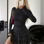 Black Polka Dot