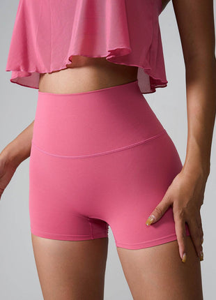 High Waist Active Shorts - MimiStylez