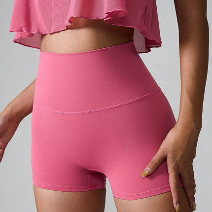 High Waist Active Shorts - MimiStylez