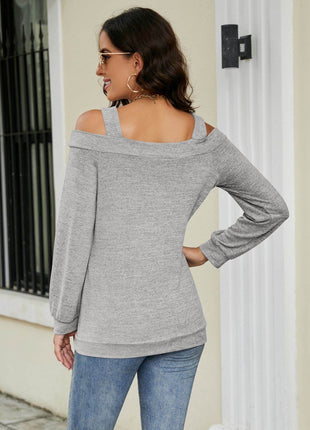 Cutout Cold-Shoulder Top - MimiStylez
