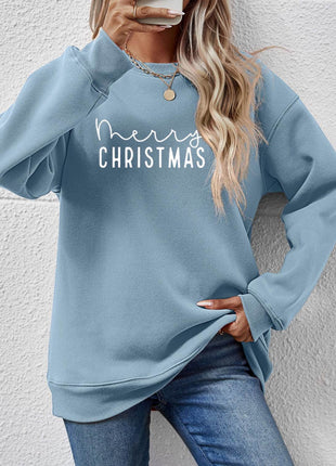 MERRY CHRISTMAS Dropped Shoulder Sweatshirt - MimiStylez