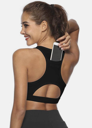 Cutout Scoop Neck Active Tank - MimiStylez