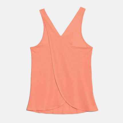 Crisscross Scoop Neck Active Tank - MimiStylez
