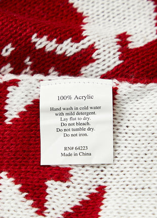 Christmas Knitted Jacquard-weave Blanket