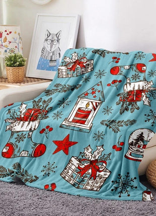 Christmas Printing Flannel Blanket