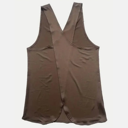 Crisscross Scoop Neck Active Tank - MimiStylez