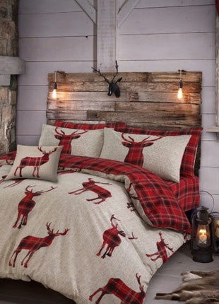 Christmas Santa Claus Bed Duvet Three-piece Digital Printing