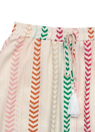 Frill Printed Maxi Skirt - MimiStylez