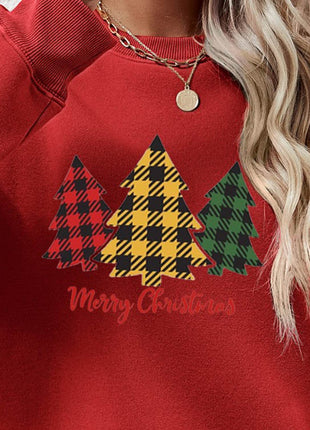 MERRY CHRISTMAS Dropped Shoulder Sweatshirt - MimiStylez