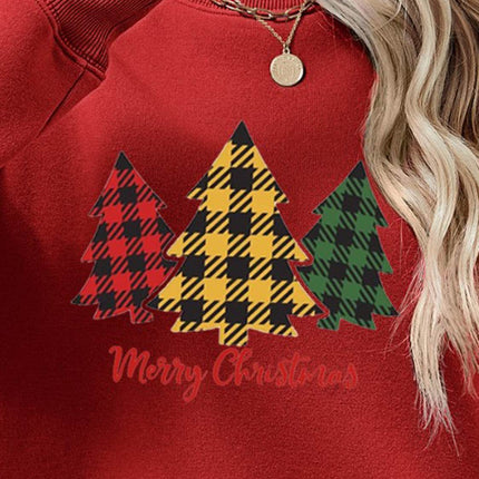 MERRY CHRISTMAS Dropped Shoulder Sweatshirt - MimiStylez