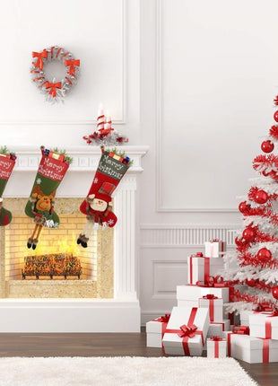 Xmas Big Stockings Set Decorations